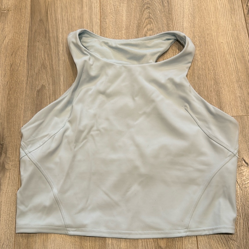 Lululemon wunder train racerback tank light blue